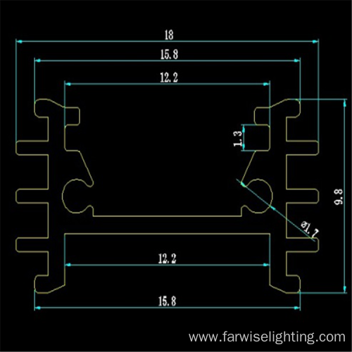 Aluminum Profile LED Profile Housing Strip Lighting